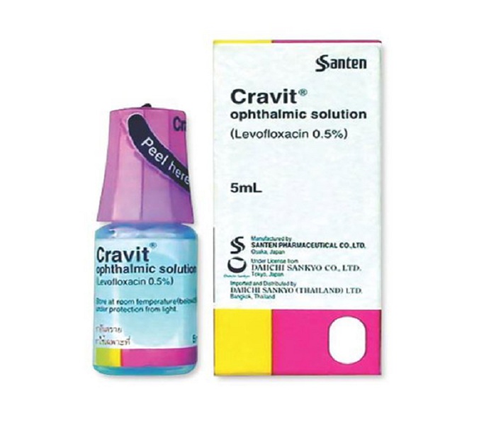 Thuốc nhỏ mắt Cravit – chuyên điều trị các bệnh nhiễm trùng mắt