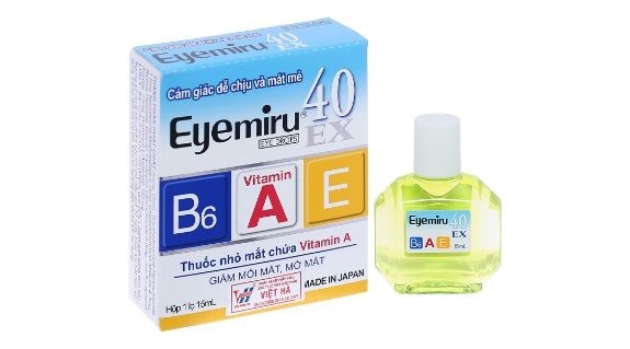Thuốc nhỏ mắt Eyemiru bổ sung đa dạng các loại vitamin như E, B6, A cho mắt